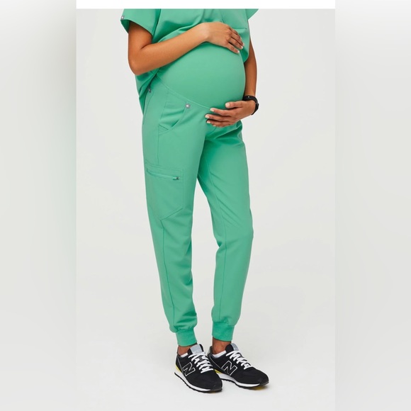 Figs Tops Figs Surgical Green Maternity Scrub Set Kitale Top And